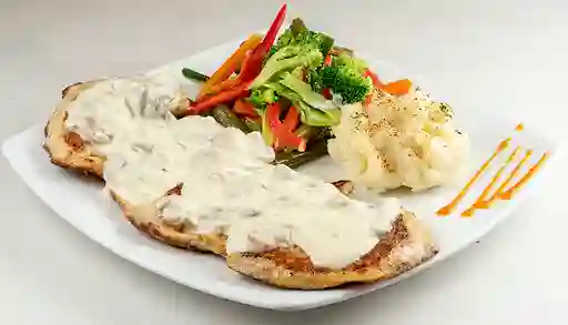 Pechuga con Champiñones