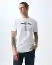 Camiseta Hombre Blanco Talla S 841G002_BLA110601 Americanino