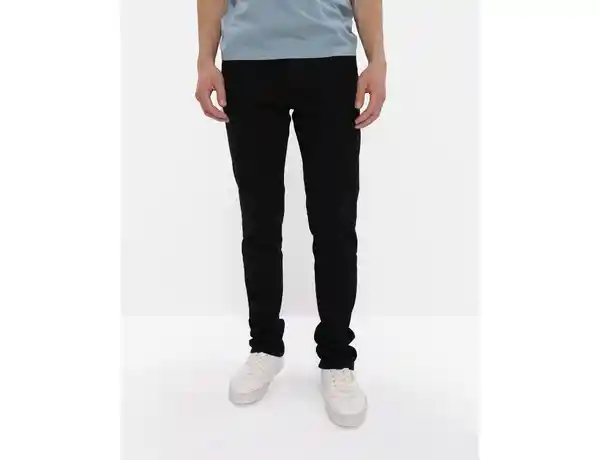 Pantalón Jean Slim Hombre Negra Talla 36 x 30 American Eagle