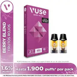 Capsulas Vuse Berry Blend 18Mg Paquetex2Und