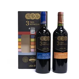 Tres Medallas Estuche Vino Tinto