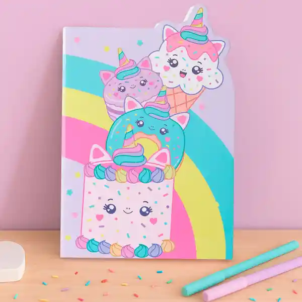 Set de Cuadernos Con Puntadas Serie Mis Pastelitos Miniso