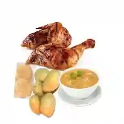 Medio Pollo Asado