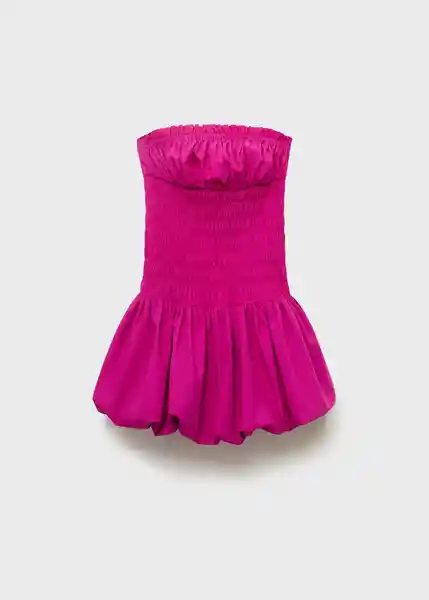 Vestido Clara Fucsia Talla S Mujer Mango