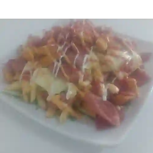 Salchi-papa Personal Sencillo