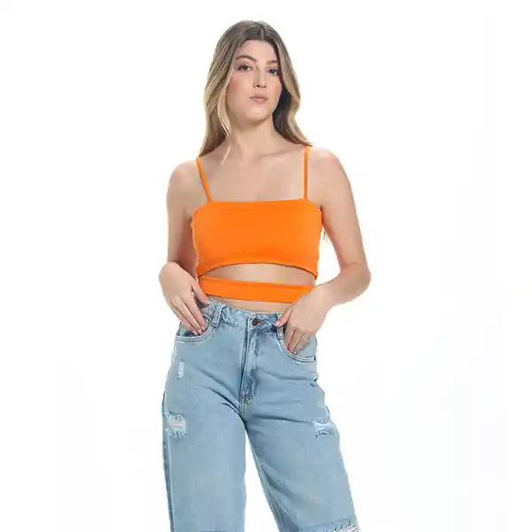 Top Beverly Naranja Talla M