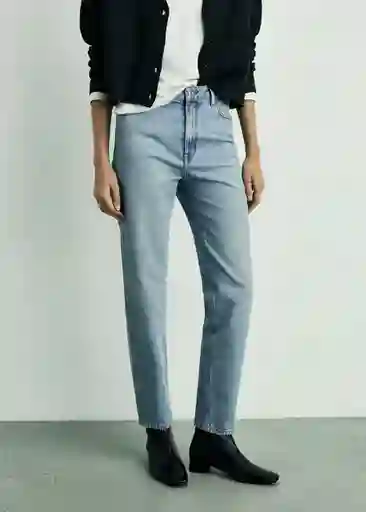 Jean Mom2000 Tejano Medio Talla 38 Mujer Mango