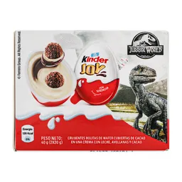 Kinder Huevo de Chocolate con Leche y Sorpresa de Jurassic World