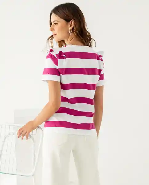 Camiseta Rosa Fresa Medio Talla XL - 409e002 Esprit