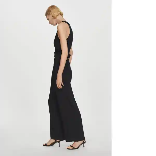 Vestido Mono Nichy Negro Talla M Mujer Mango