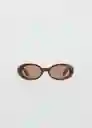 Gafas de Sol Alicia Marrón Talla 99 Mujer Mango