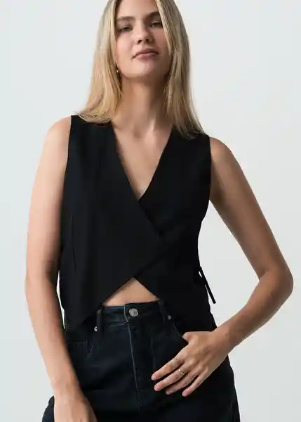 Camisa Alana Mujer Negro Puro Ultraoscuro T S 012G358 Naf Naf