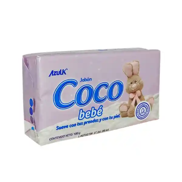 Azulk Jabón en Barra Coco Bebé