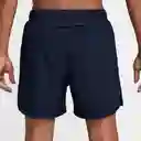 Nike Pantaloneta Challenger Swoosh 5In de Hombre Azul Talla L