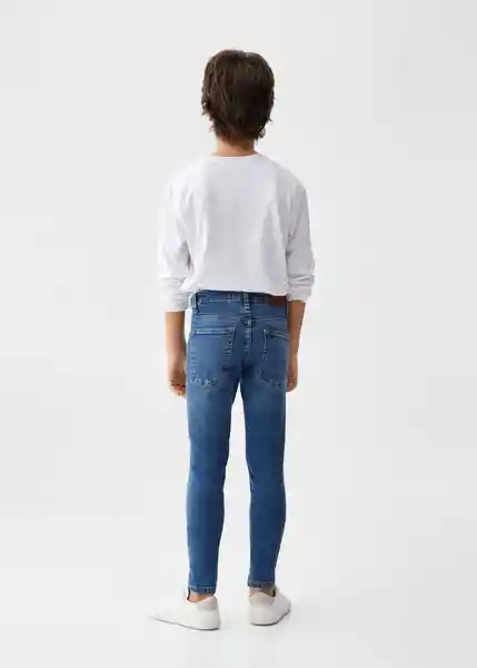 Jean Skinny Tejano Medio Talla 07 Niños Mango