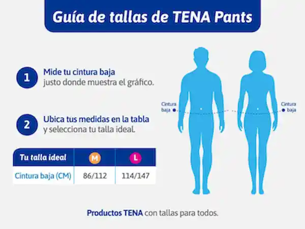 Tena Pañal Pants Ultra Talla M