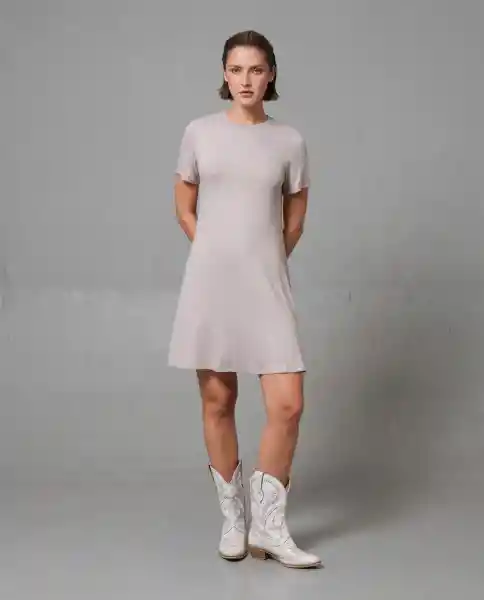 Vestido Mujer Beige Talla L 270G000_BEI161406 Rifle