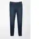 Jean Jegging Crop Mujer Azul Talla: 0 American Eagle