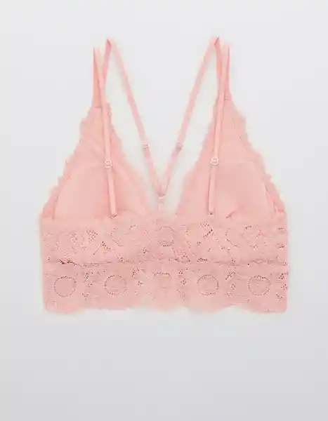 Bralette Aerie Rosado Talla Small American Eagle 16983354