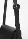 Bolso M Lucer Negro Talla 99 Mujer Mango