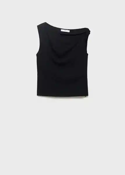 Top Riga Negro Talla S Mujer Mango