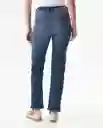 Jean High Cosmo Femenino Azul Francés Medio Talla 6 Chevignon