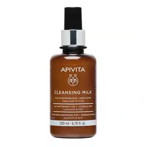 Apivita Limpiadora Cleansing Milk 3 In 1 Face & Eyes