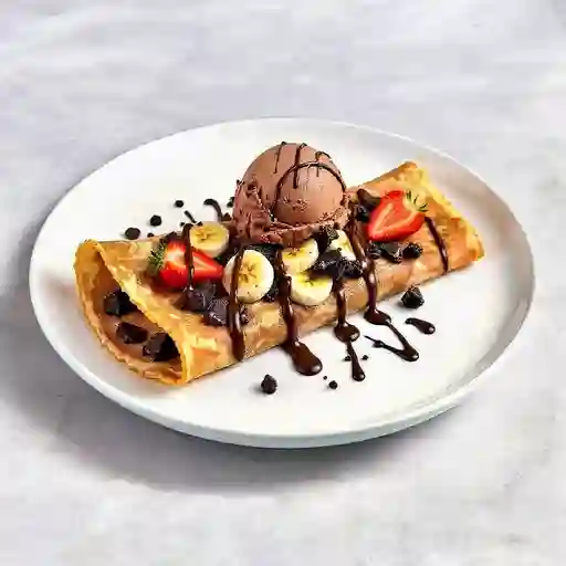 Crepe de chocolate