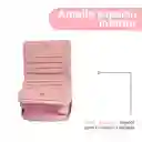 Cartera Para Mujer Cinta Con Nudo Rosa Serie Miniso