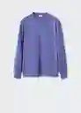 Buzo de Sudadera Nole Lavanda Talla XL Hombre Mango