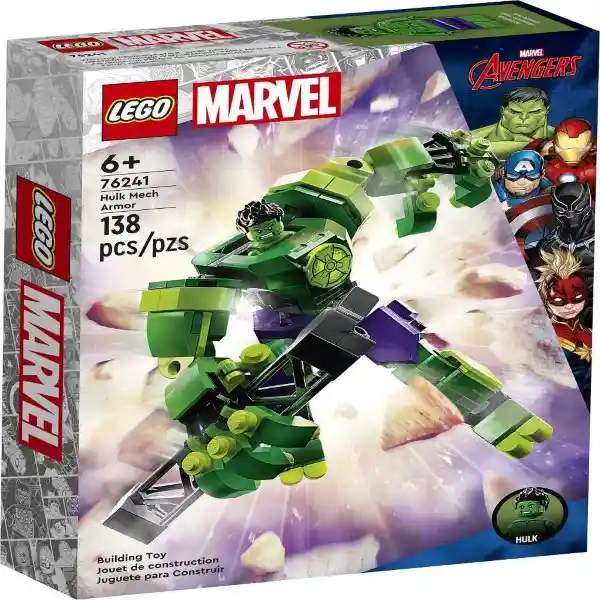Lego Construcción Armadura Robótica de Hulk
