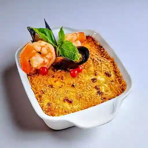 Lasaña de Mariscos