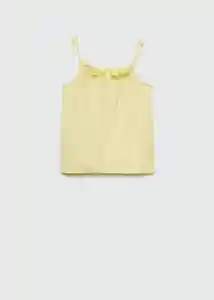 Camiseta Luli Amarillo Talla 08 Niñas Mango