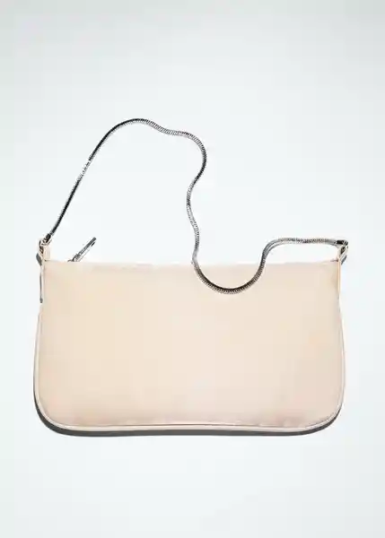 Bolso P Selena Beige Mujer Mango