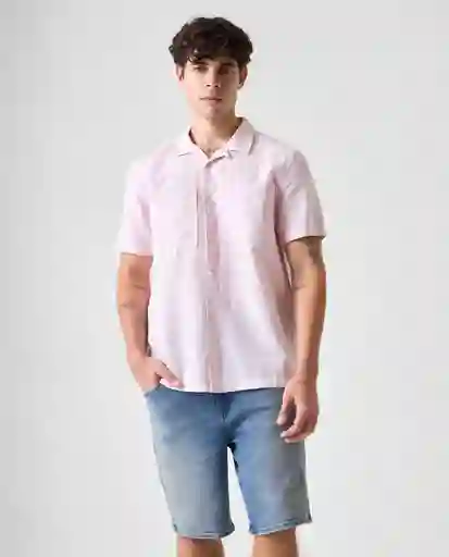 Camisa Hombre Rosado Talla L 812G000_ROS132004