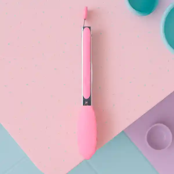 Pinza de Cocina en Silicona Serie Mis Pastelitos Rosa Miniso
