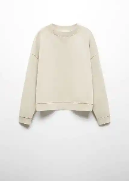 Sudadera Lavi Piedra Talla XS Mujer Mango