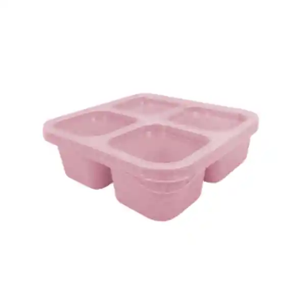 Recipiente Alimentos 4 Compartimentos Pitillo Rosa Miniso