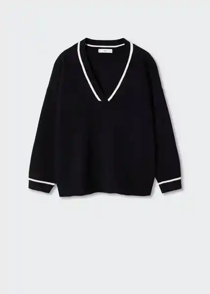 Saco Jersey Versi Negro Talla XL Mujer Mango