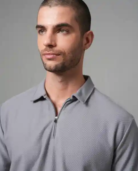 Camiseta Polo Hombre Gris M 192G004_GRI184016 Rifle