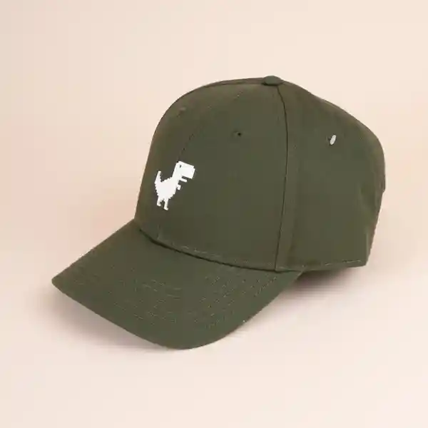Gorra de Béisbol Bordada Dinosaurio Serie Verde Miniso