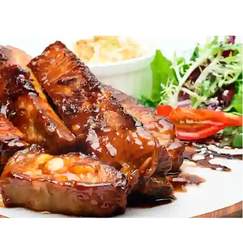 Costillas Ahumadas con Bbq