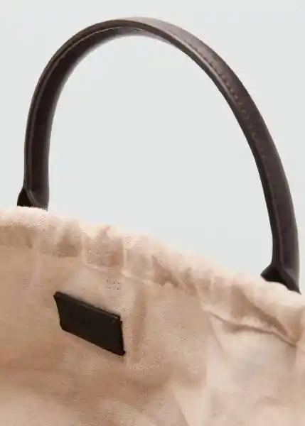 Bolso G Nido Chocolate Talla 99 Mujer Mango