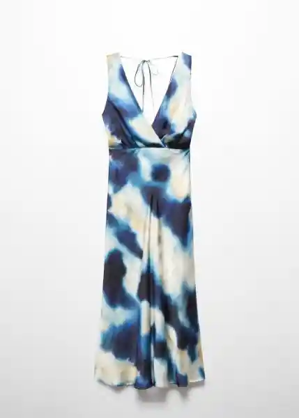 Vestido Vegasv-W Azul Noche Talla S Mujer Mango