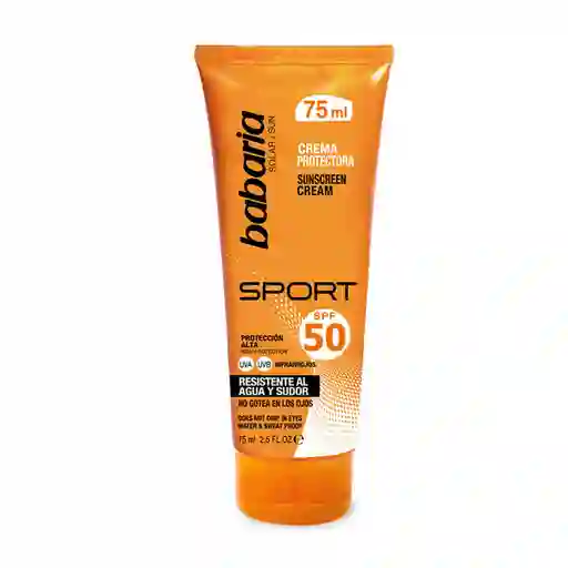 Crema Protectora Babaria Sport 50spf