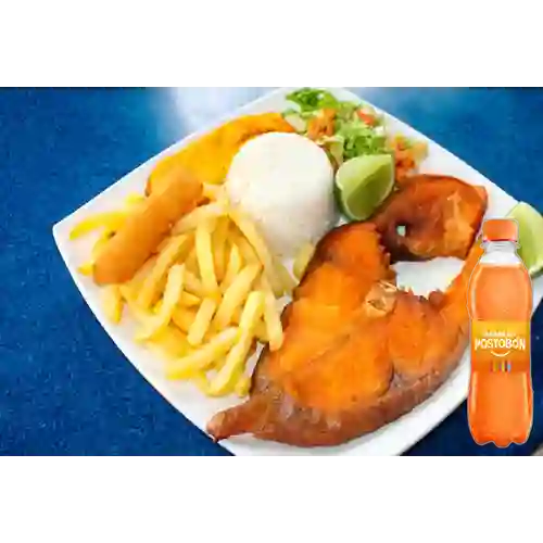 Combo Bagre al Gusto + Naranja Postobón 250 ml