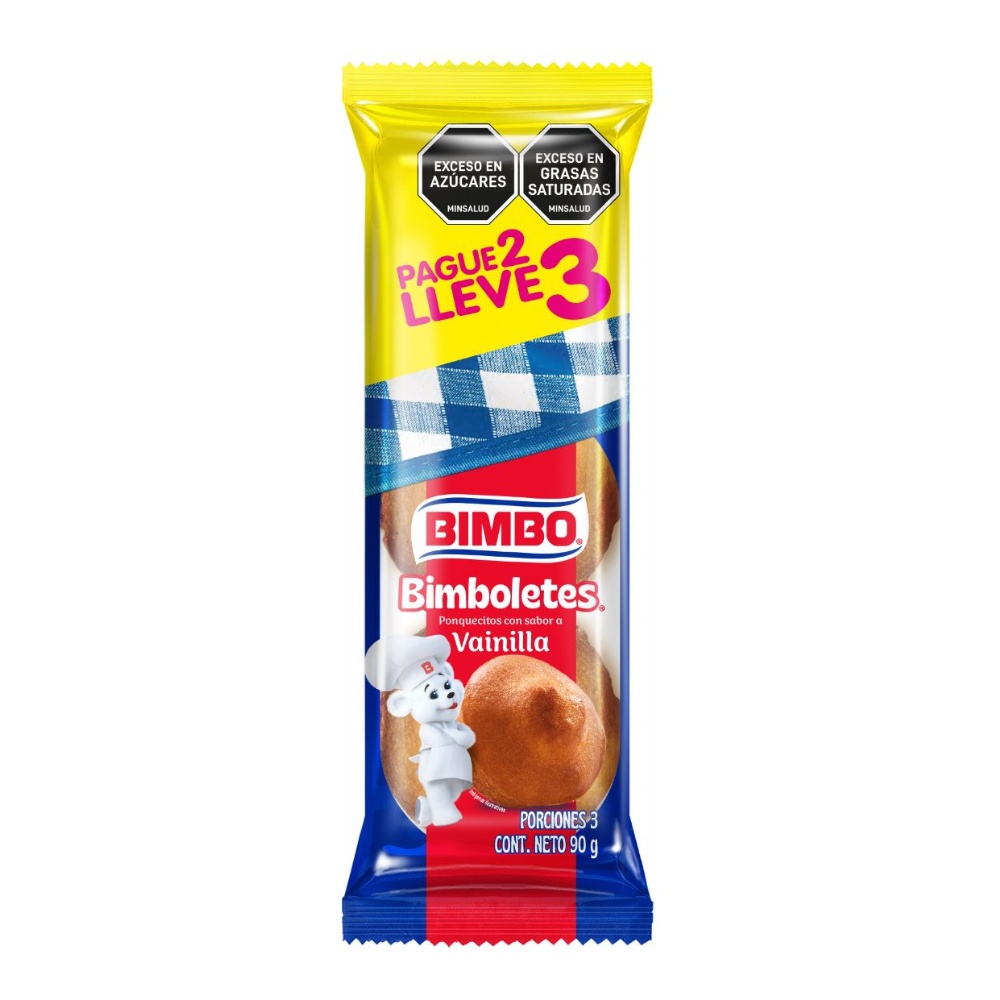 Bimboletes Ponquesitos Sabor Vainilla 83 g
