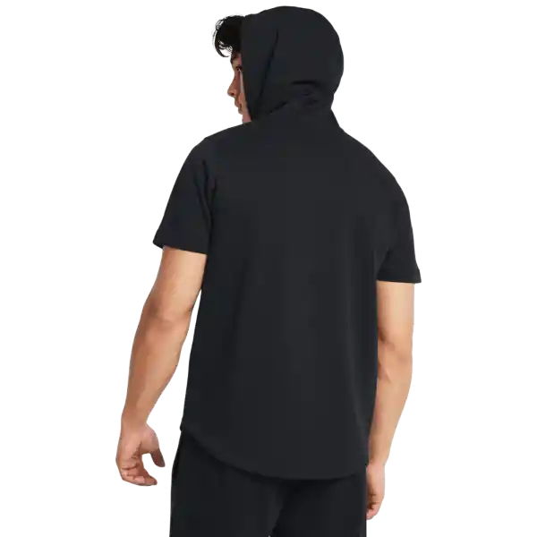 Under Armour Camiseta Terry Hdy Hombre Negro Talla SM