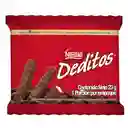 Galletas dulces DEDITOS cubiertas con sabor a chocolate x 23g