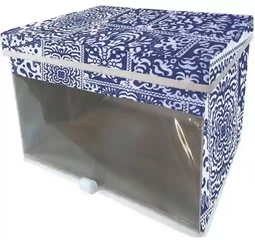 Caja Con Tapa y Ventana Azul 6963 Finlandek